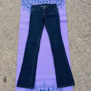 Joes jeans boot cut, size 24, excellent condition, dark wash.